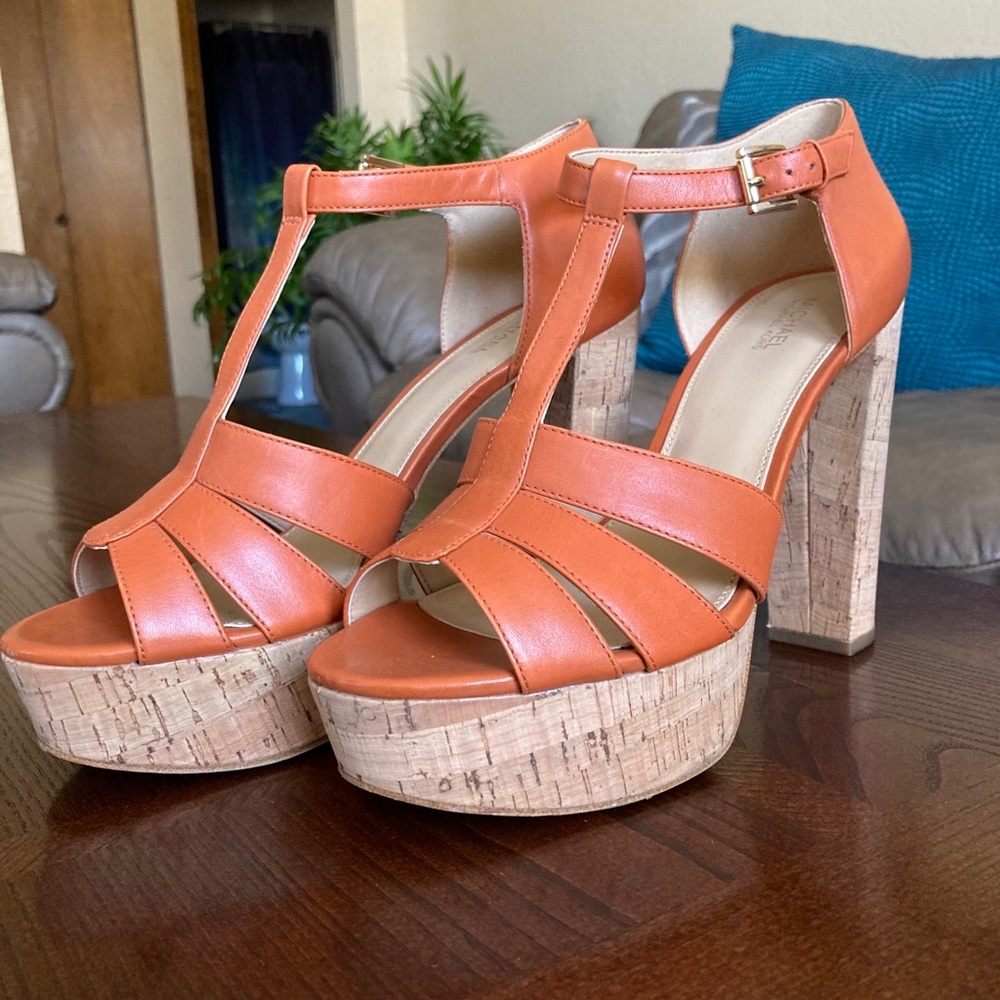 Micheal Kors Cork Heels